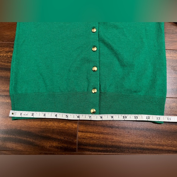 Banana Republic women’s XS cardigan, merino wool, brilliant jade green - Picture 5 of 10